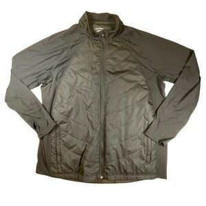 Reel Legends Quilted Full Zip Jacket Mens XXL‎ Black Lightweight Puffer Vented
